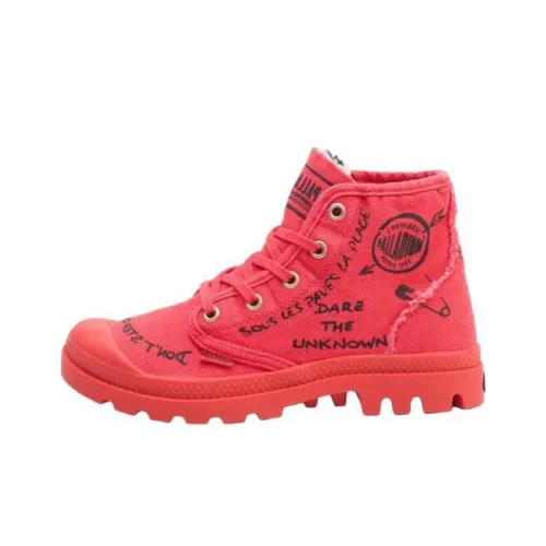 Palladium Pampa Ankle Boots Women's Red