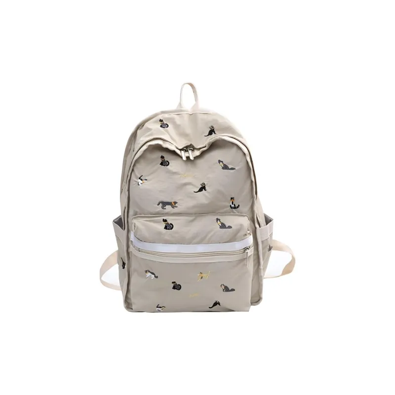 Yalu Composite Cloth Backpack Regular Women's Multicolor-11
