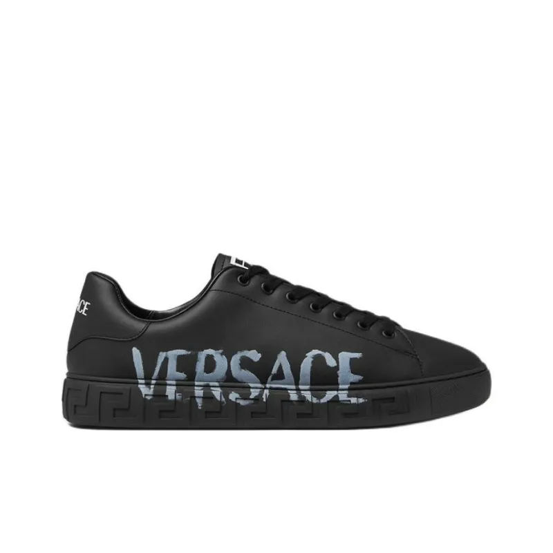 FANSIZHE Greca Low Top Skateboard Shoes Men's Black-1