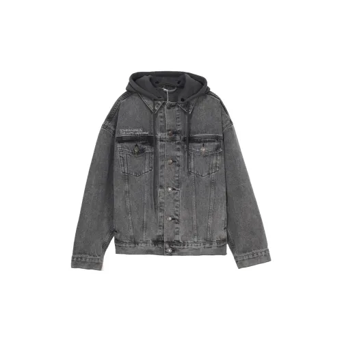 MOST Denim Jacket Unisex Black Gray