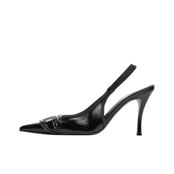 DIESEL D Venus Slim Heel High Heels 7.5cm Women's Black