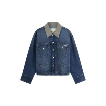 CALVIN KLEIN Denim Jacket Men's RG8 Denim Blue