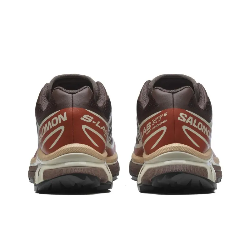 SALOMON XT 6 Anti Slip Wear Resistant Low Top Casual Trail Running Training For Urban Commutes Running Shoes Unisex Tan-4