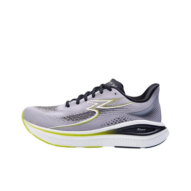361° Cushioning, Slip Resistant, And Abrasion Resistant Low Top Running Shoes Men's Gray Black-0