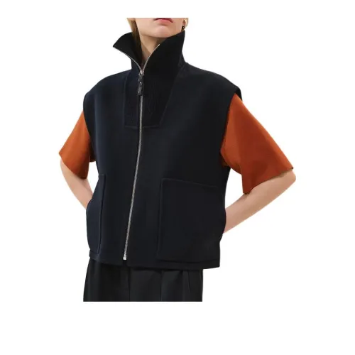 HERMES Vests Women's Blue