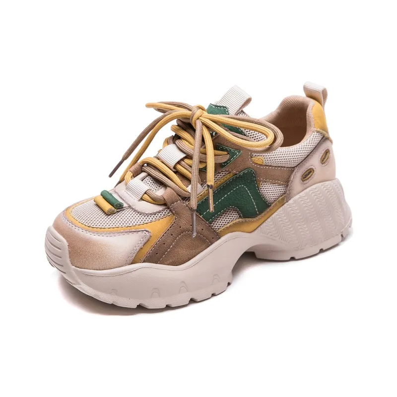 Jay Breathable Low-Top Chunky Sneakers Women's-5