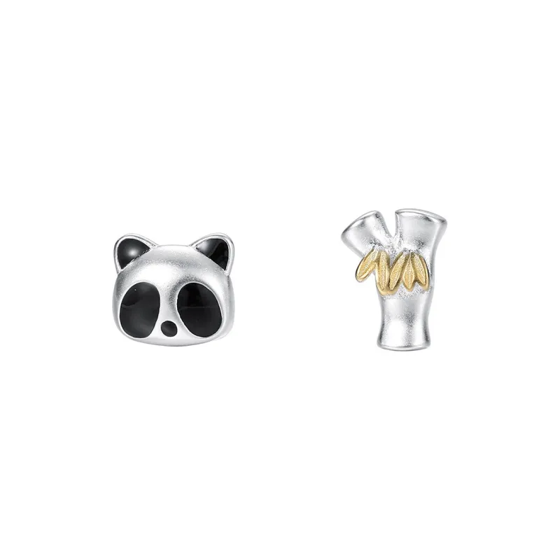 Happy Tide S 999 Fine Silver Stud Earrings Women's-0