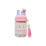 Pink[with Handle+Straw+Tea Compartment]