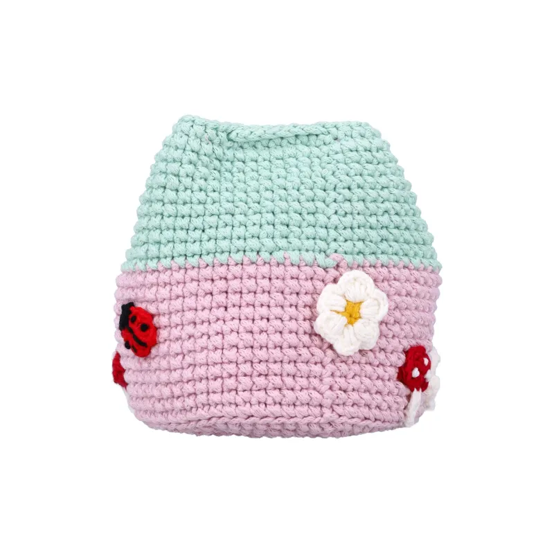 Stella McCartney Toadstool House Crocheted Crossbody Bag-3
