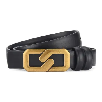 Yamaichi Maru Cow Split Leather Leather Belts Women's 2.5 Cm