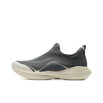 XTEP Soft Cube Cushioned Abrasion Resistant Slip Resistant Low Top Casual Running Shoes Men's Gray