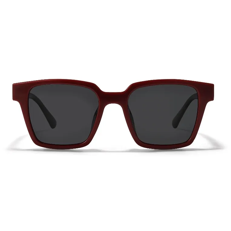 Sagawa Plate Frame TR/Memory Plastic Square Sunglasses Unisex-7