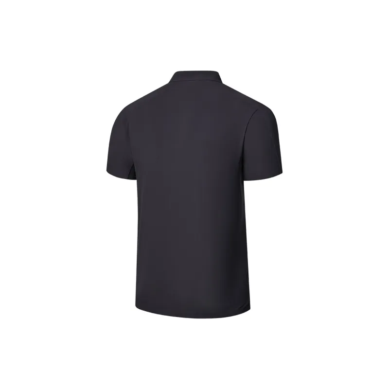 Saucony Polo Shirt Men's Patent Leather Black-1