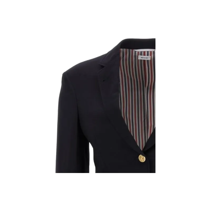 THOM BROWNE 4 Bar Single Breasted Blazer-2