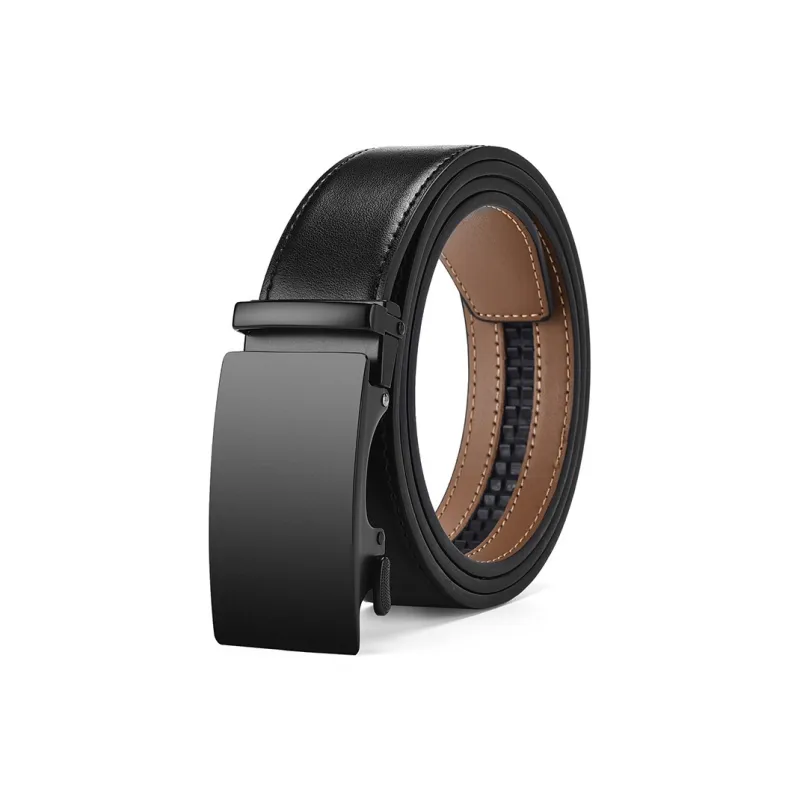 Yamaichi Maru Double-Layered Coated Cow Leather Leather Belts Men's 3.5 Cm-0