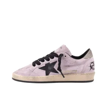 Golden Goose Ball Star Low Top Skateboard Shoes Men's Pink Purple