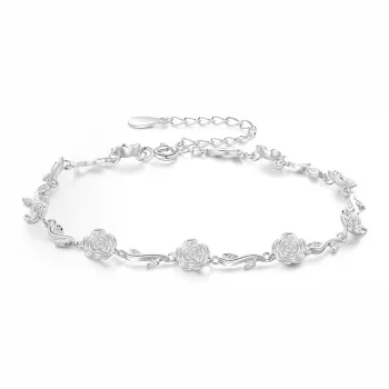 SINO GEM S999 Fine Silver Bracelets Women's