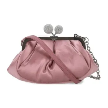 WEEKEND MaxMara Cotton One Shoulder Crossbody Clutch Women's Pink