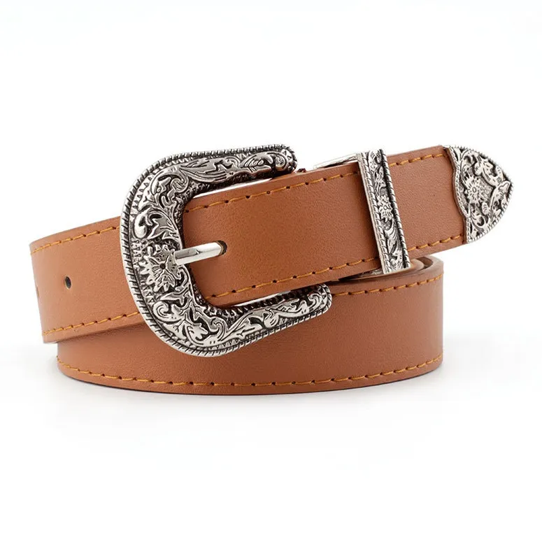 TUCANO Alloy Leather Belts Women's 2.8cm-2