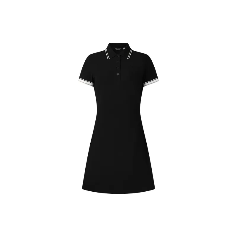 FILA Golf Series Short Sleeved Dress Women's Pitch Black-2