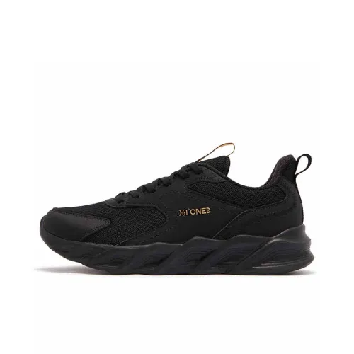 361° Anti Slip And Wear Resistant Breathable Low Top Sprint Running michigan Women's Obsidian Black