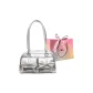 Silver without Charm-Shopping Bag