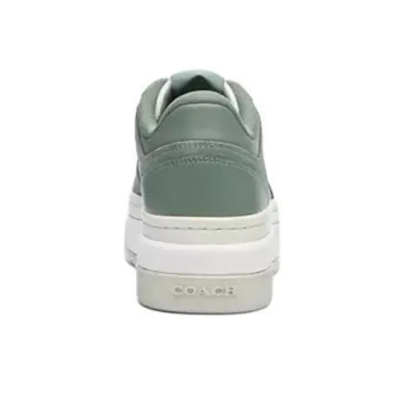 COACH Low Top Skateboard Shoes Women's Green-4
