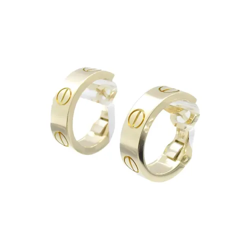 CARTIER 18K Gold Earrings Women's Gold