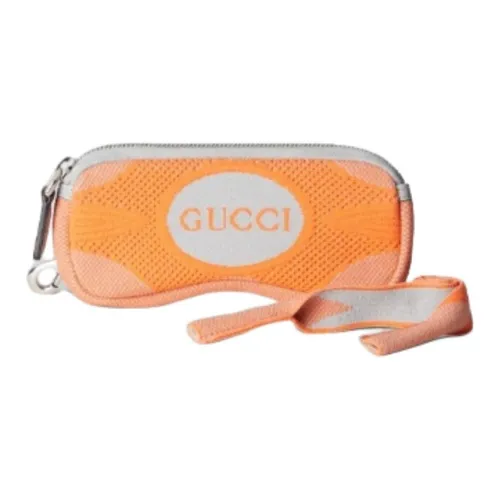 GUCCI Fabric Storage Bag Men's Orange