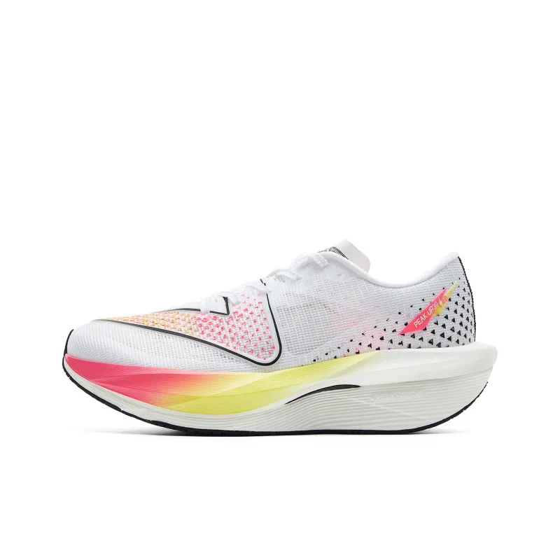 PEAK Cushioning, Slip Resistant, And Abrasion Resistant Low Top Casual Running Shoes Men's White Red-0