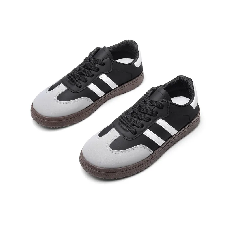 Strongman Skateboard Shoes Women's Black White-3