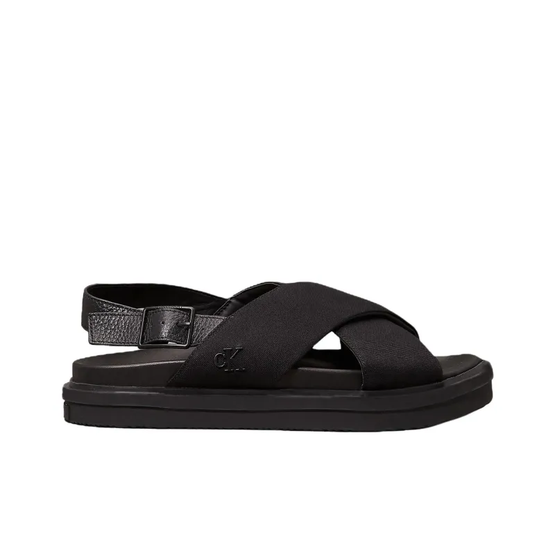 CKJ CALVIN KLEIN JEANS Strap Sandals Men's Black-1