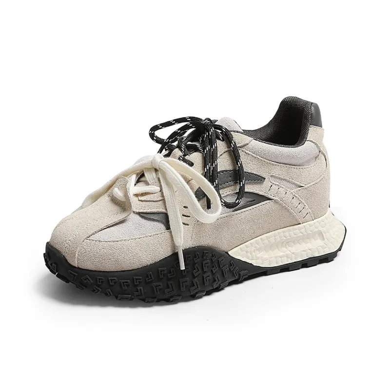 APRHE Anti-Slip And Wear-Resistant Height Increasing Low-Top Casual Shoes Women's-5