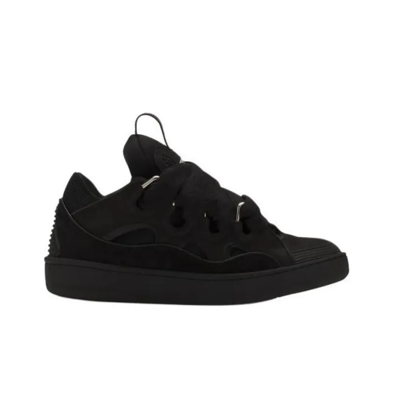 Lanvin Curb Low Top Skateboard Shoes Unisex Black-1