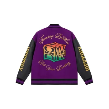 KOKO BASE Baseball Jacket Unisex Purple