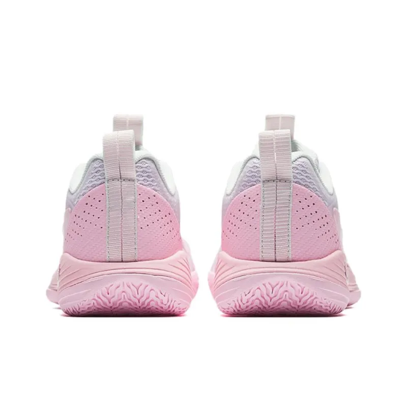 CHAOJIANTA Breathable Lightweight Rebound Low-Top Basketball Shoes Men's Pink-3