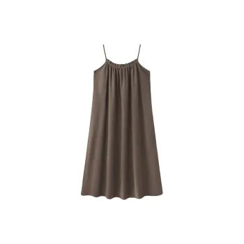 Qin Jing Nightgown Women's Gray