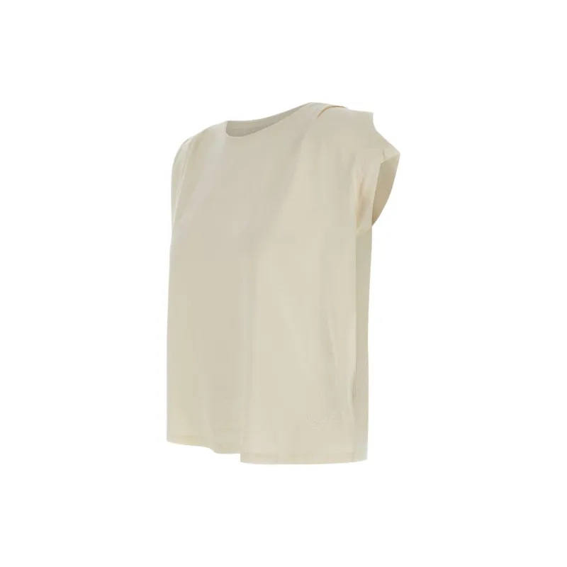 WOOLRICH T Shirts Women's Beige-2