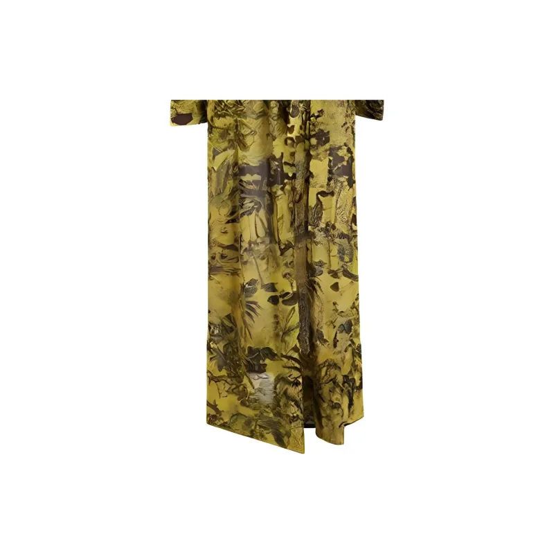 DIOR FW23 Long-Sleeved Dresses Women's Yellow-3
