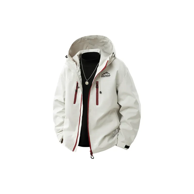 CHARLIE GOLF Water-Resistant Windproof Wear-Resistant Windbreaker Jacket Unisex-3