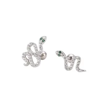AAJF S925 Silver Stud Earrings Women's