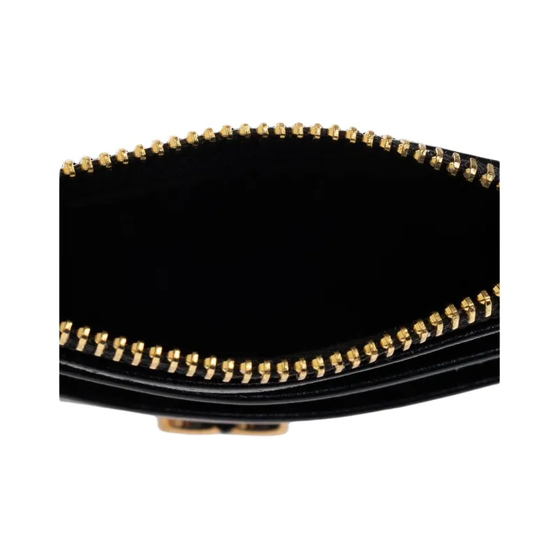 AMIPARIS Logo Plaque Zipped Wallet-3