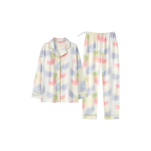 Herbal Primer Pajama Set Women's Combo Set