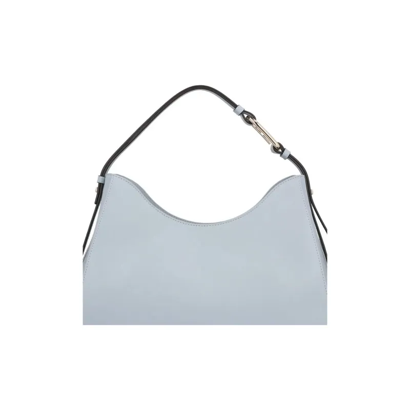 Furla Calfskin Shoulder Bag Women's Light Blue-3