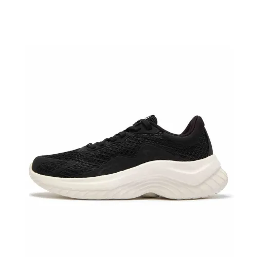 361° Breathable Lightweight Low Top Casual Running Shoes Women's Black White