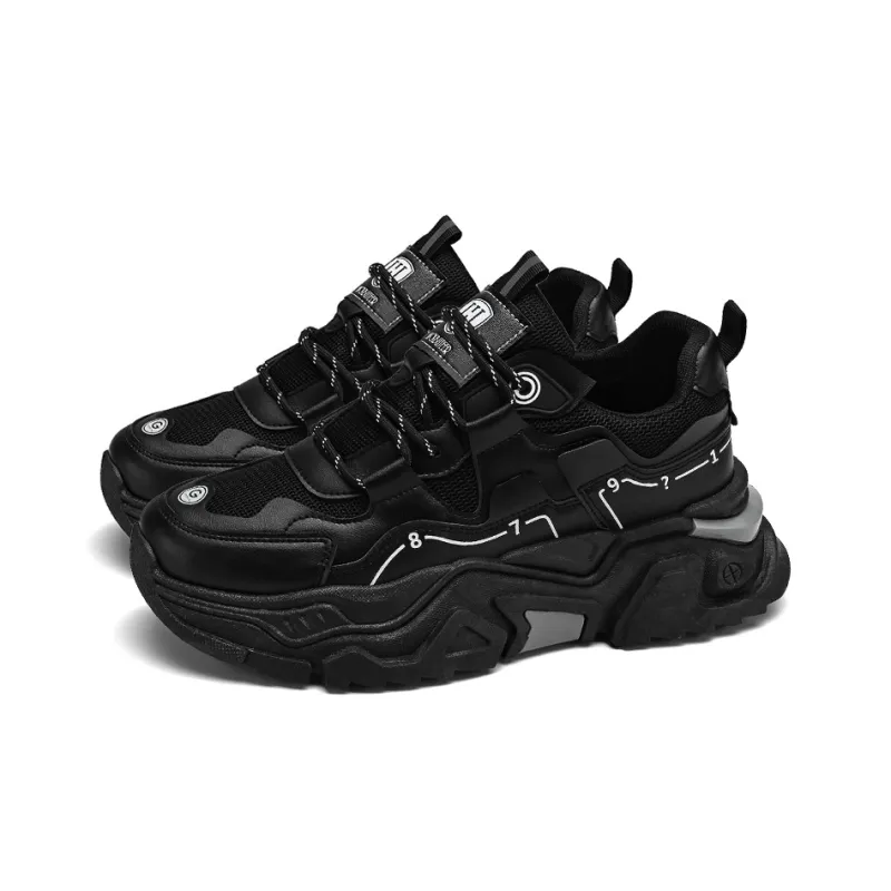 HACKBUTEER Float Collection Low Top Chunky Sneakers Men's-3