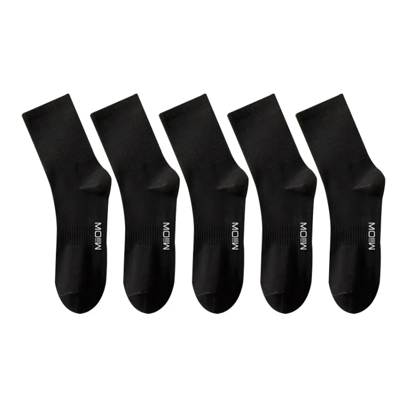 MIIOW Knee High Socks Men's 5 Pack-24