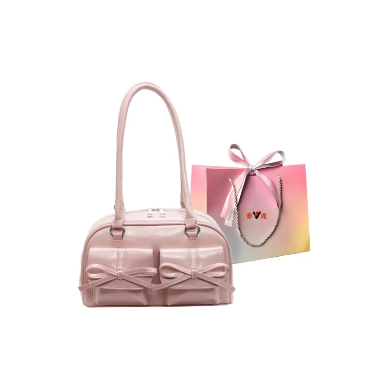 Yalu PU Bowling Bag, Shoulder Bag Women's Multicolor-31