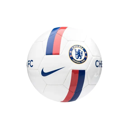 Nike Size 5 Soccer PU Unisex White Blue Red