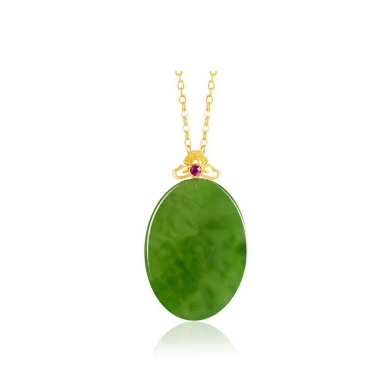 Royal Heaven's Choice Hetian Jade Pendants Jasper Women's-1
